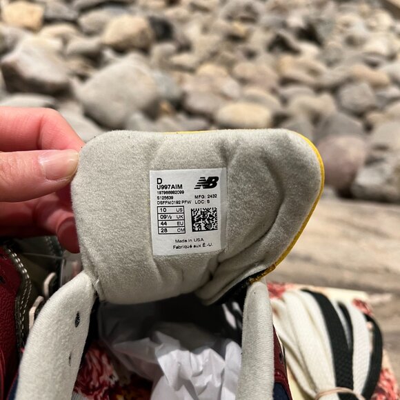 NIB New Balance 997 Aimé Leon Dore Made in USA Olive Men's Size US 10/UK 9.5 - Picture 11 of 11